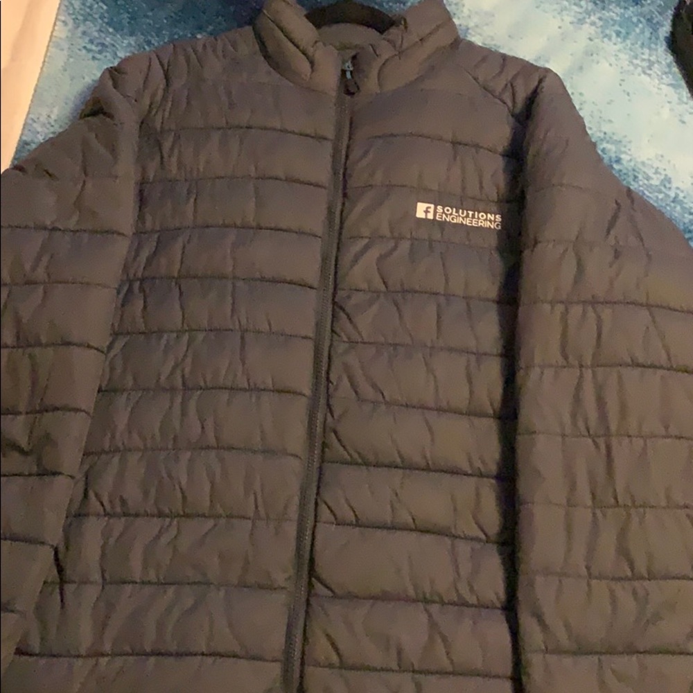 Facebook puffer jacket